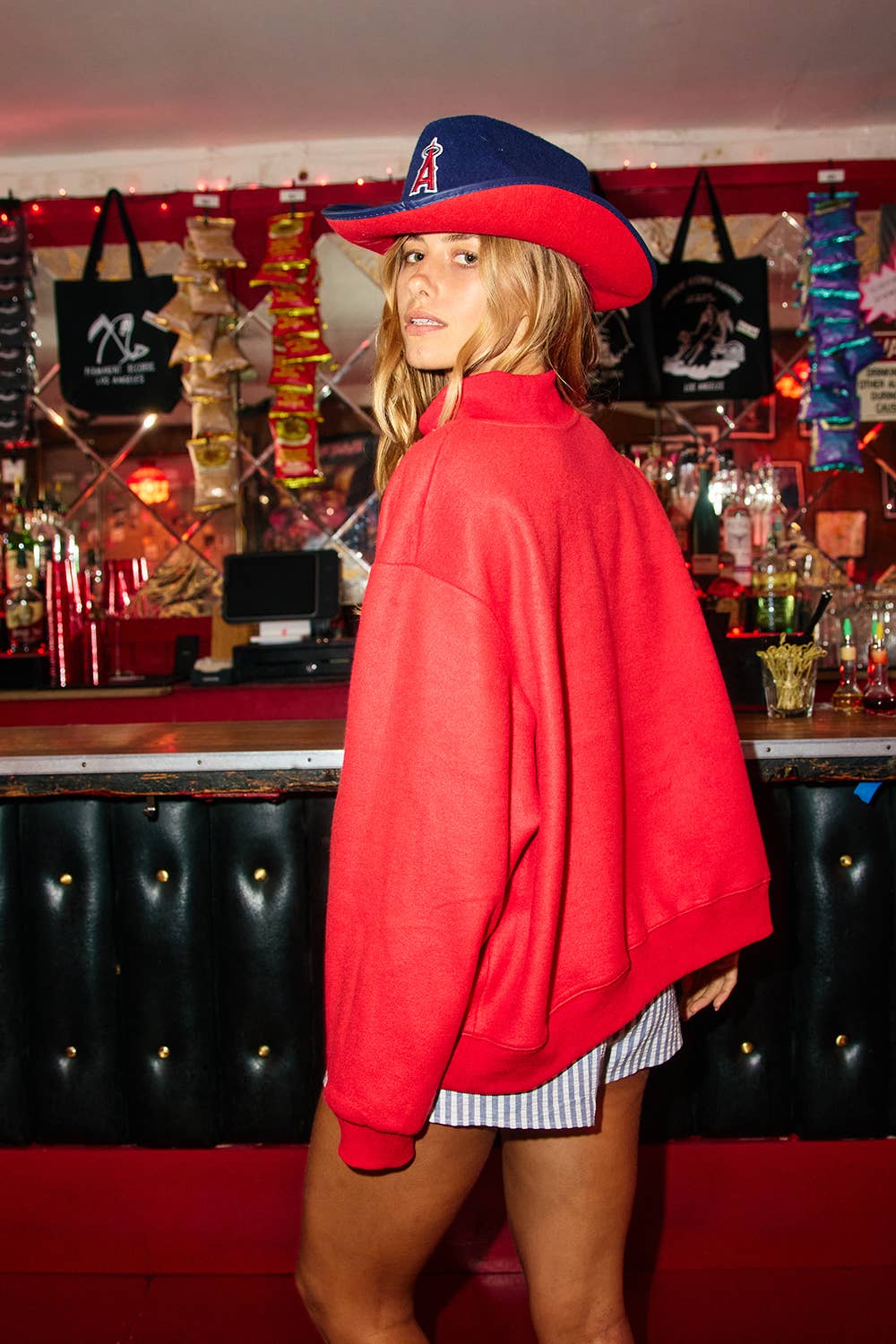 USA & FLAG' Reversible MockNeck Sweatshirt