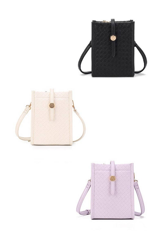 Vegan Leather Crossbody Bag