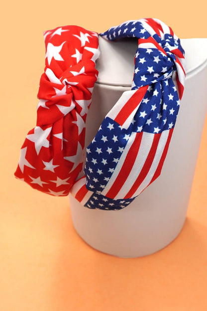 4TH OF JULY USA STRIPE  STAR FLAG HEADBAND