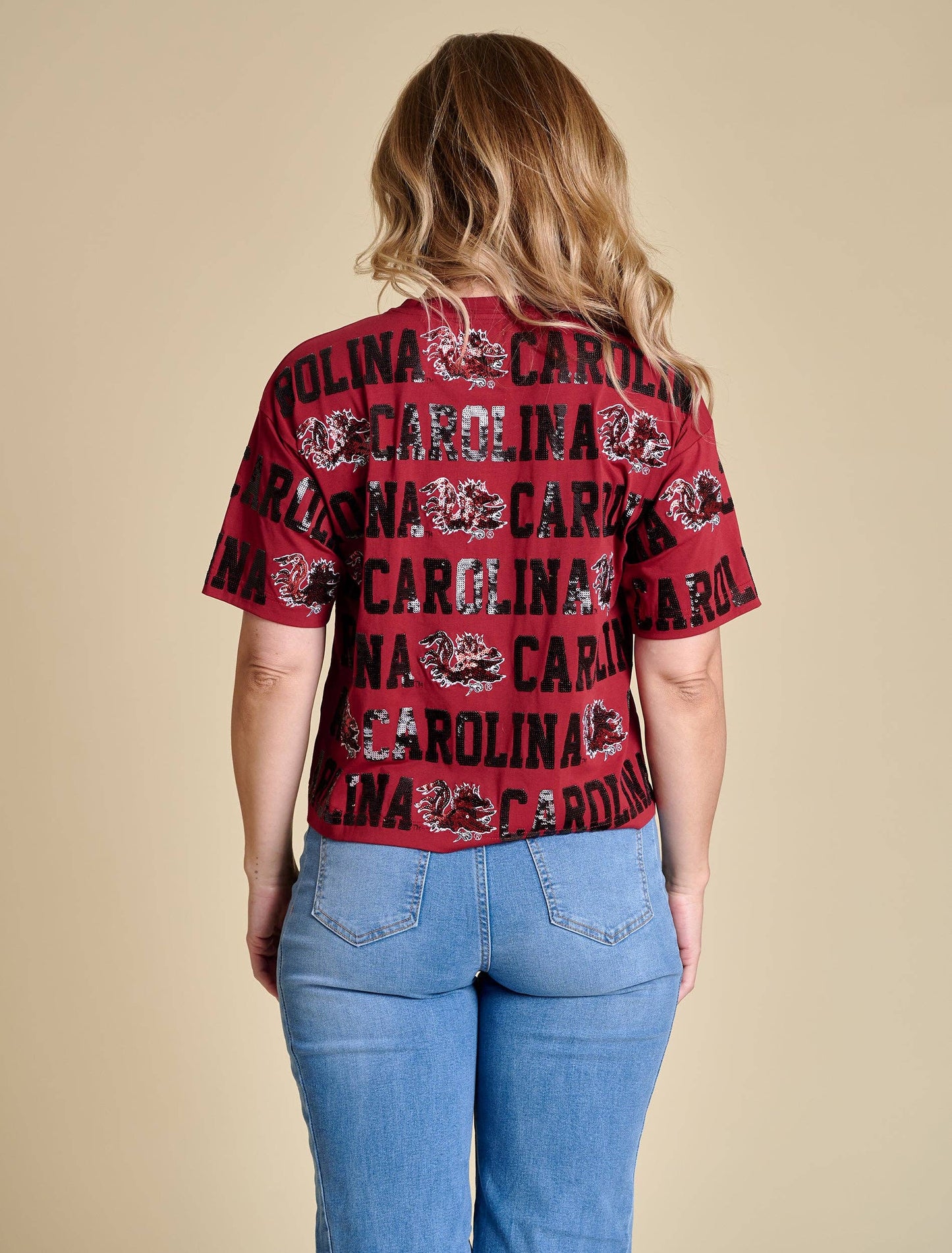 The Sequin Repeat Tee | South Carolina