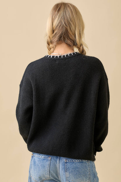 Halloween "Boo" Sweater