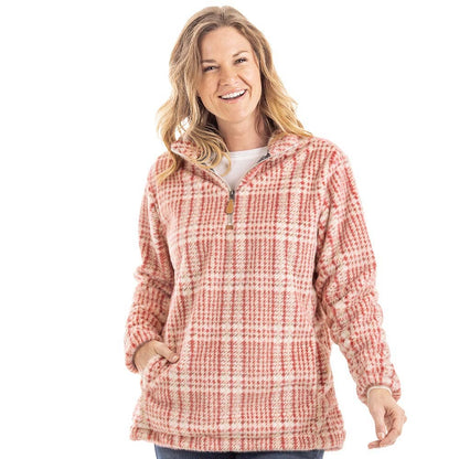 Houndstooth Faux Fur