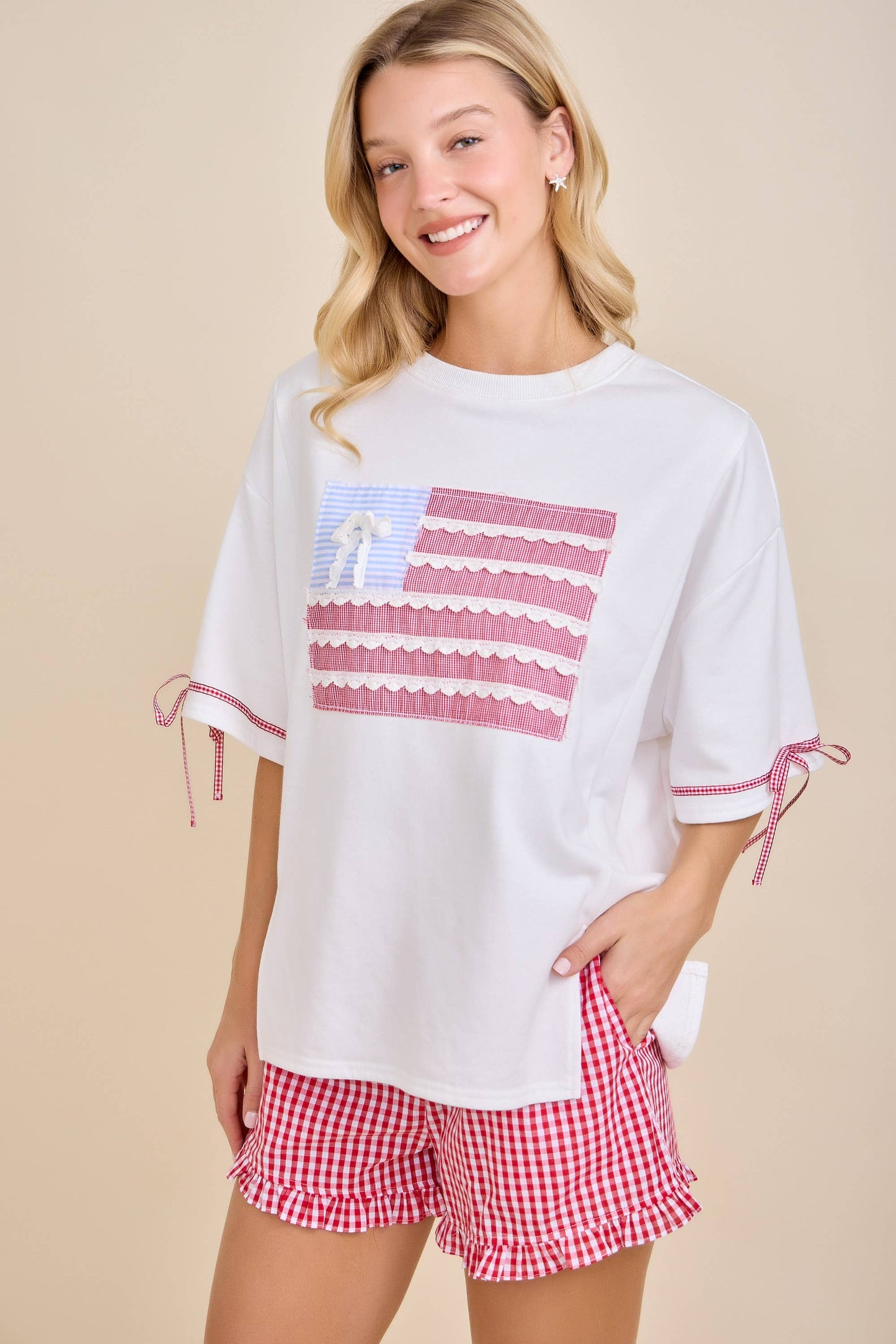 Patriotic Ribbon Top