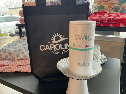 Swig Can Cooler White