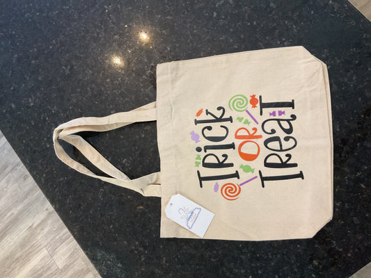 Trick or Treat Canvas Tote Bag
