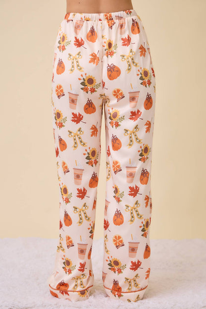 Pumpkin Spice Pajama