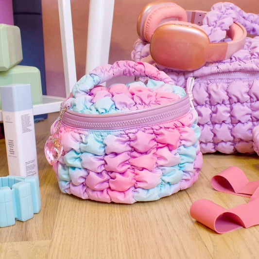 Quilted Ombré Glam Bag
