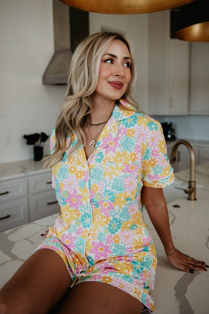 Spring Flowers Pajama Set