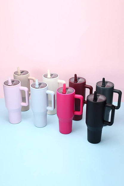 40oz SPILL FREE TUMBLER