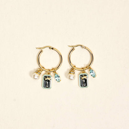 Signature Hoop Earrings–Island Breeze