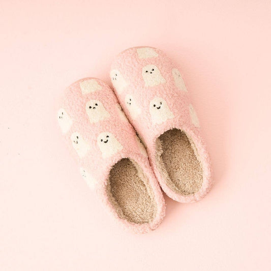 Fuzzy Slippers-Ghosts