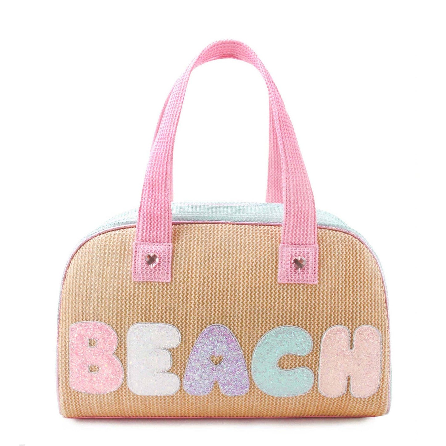 Straw 'Beach' Duffle Bag