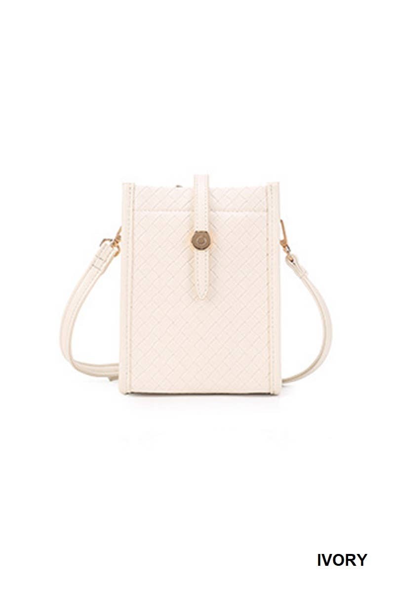 Vegan Leather Crossbody Bag