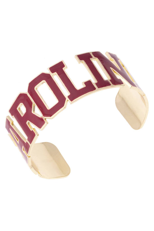 South Carolina Gamecocks Varsity Outline Cuff