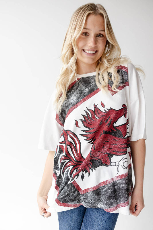 South Carolina Lawson Logo Oversized Tee