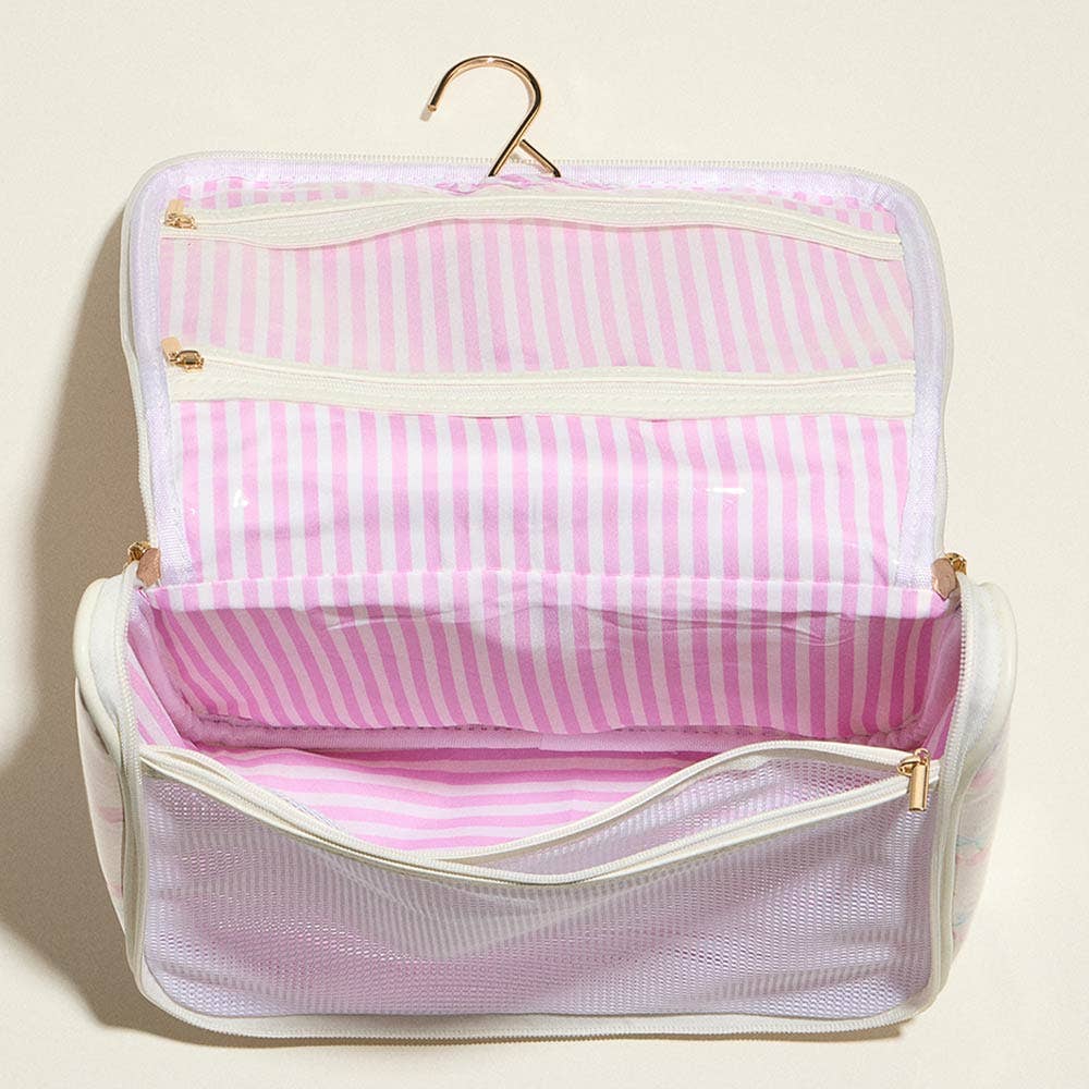 Shell Pattern Print Multi Purpose Travel Organizer Bag