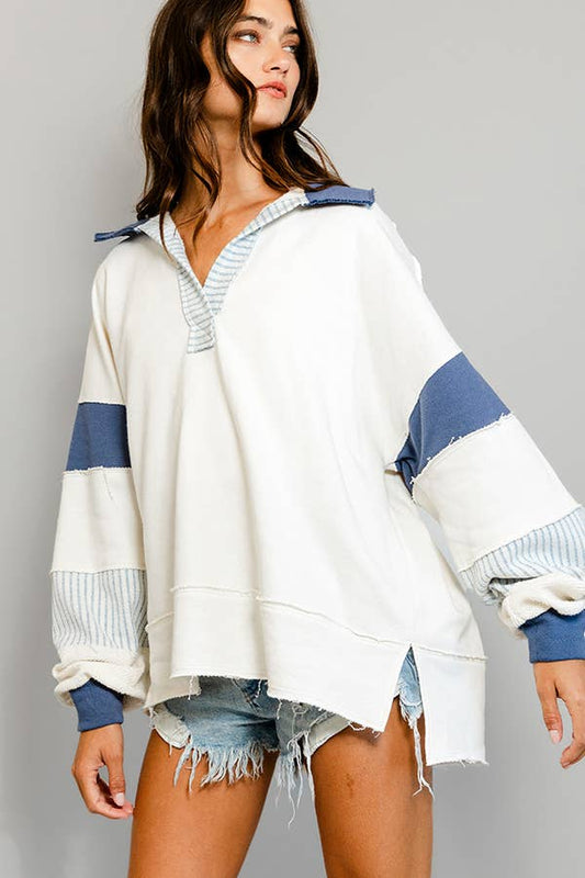 French Terry Loose Fit Tunic
