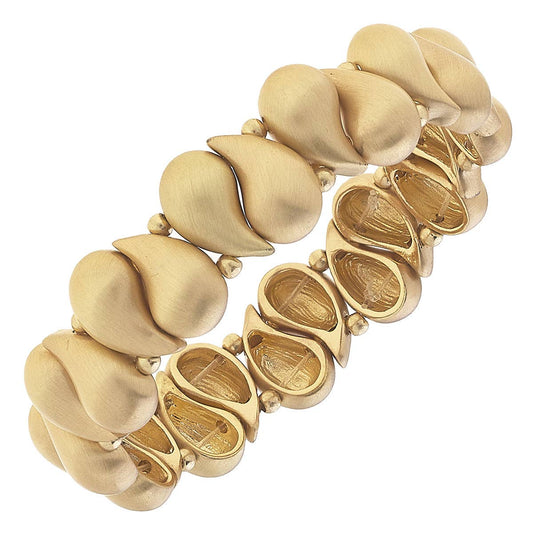 Icon Puffed Mini Teardrop Stretch Bracelet