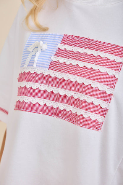 Patriotic Ribbon Top