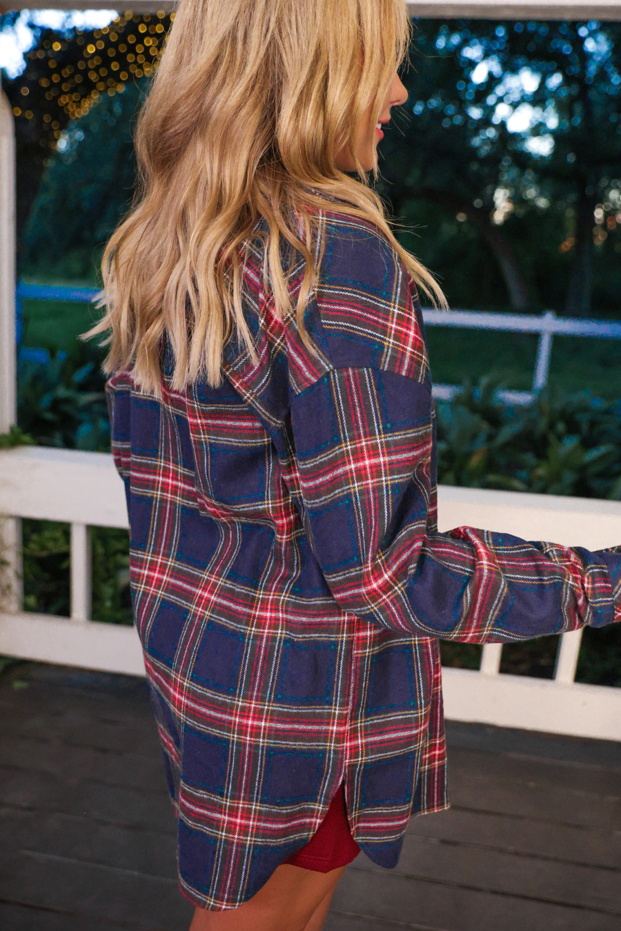 Lola Flannel Tunic Top
