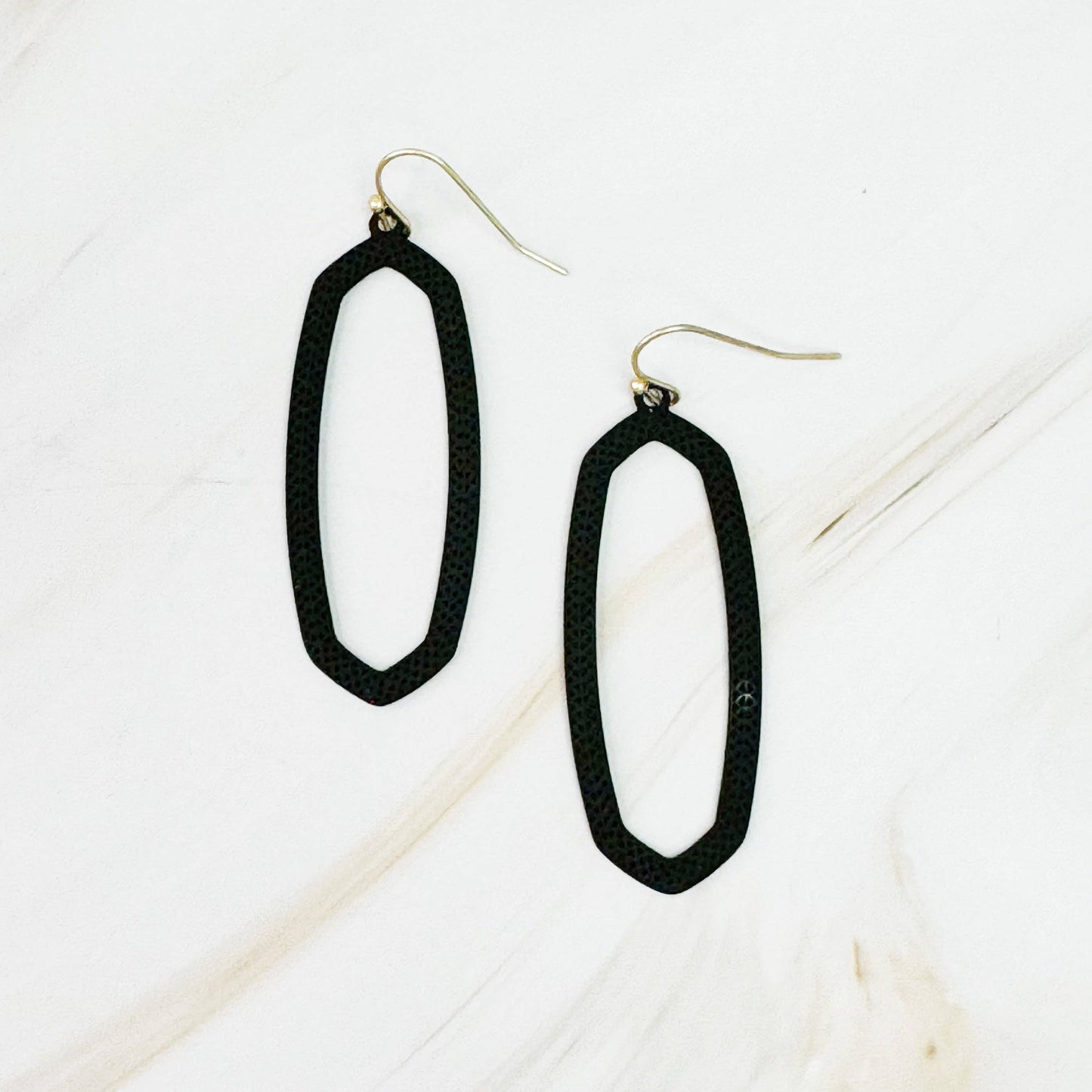 Gameday Oval Hoop Earrings