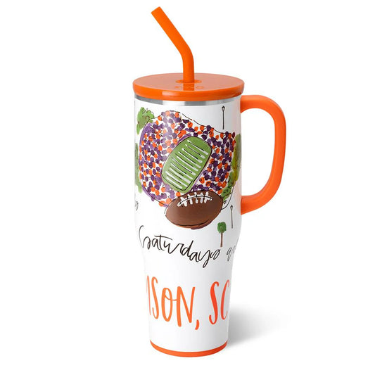 Swig Mega Mug 40 oz Saturdays in Clemson