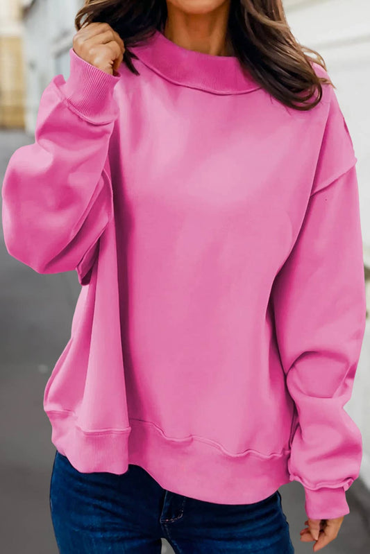Mock Neck Sweatshirt