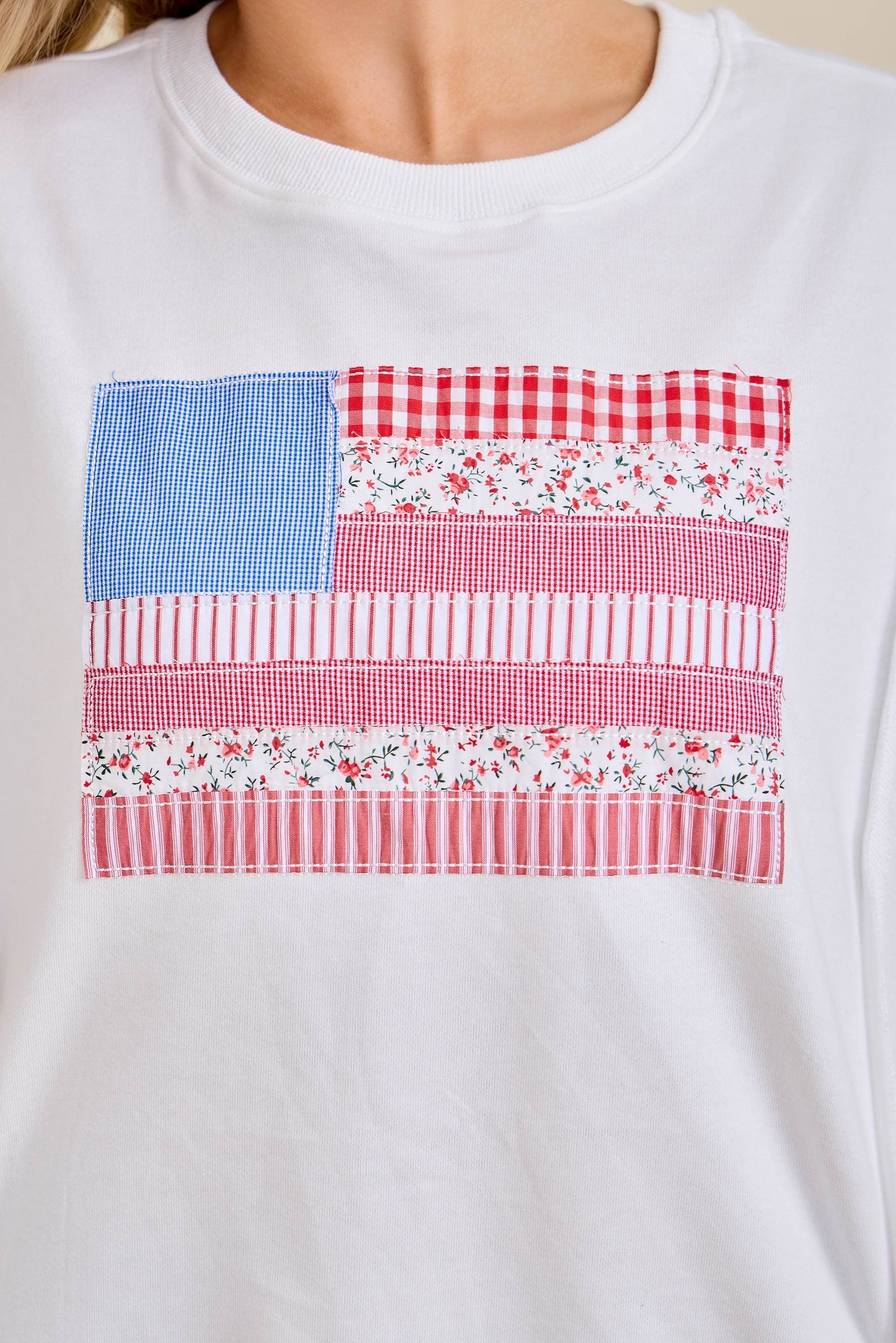 Patchwork Americana Sweatshirt
