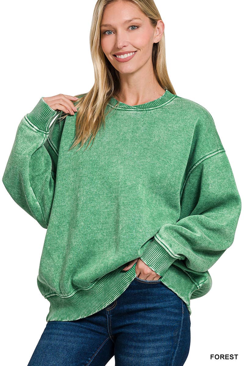 Acid Wash Pullover