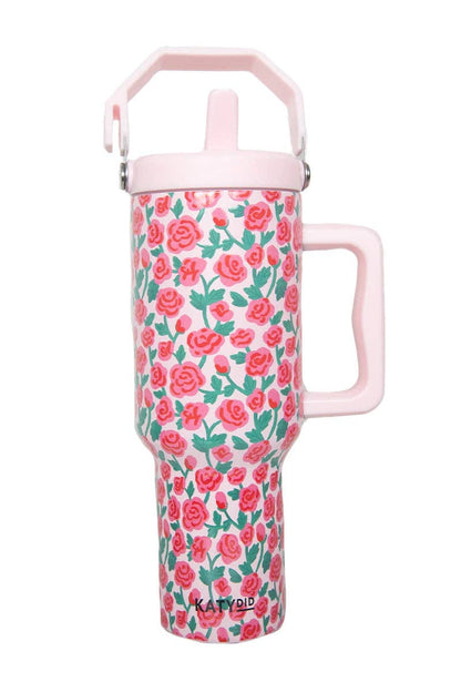 Roses Stainless Steel Tumbler