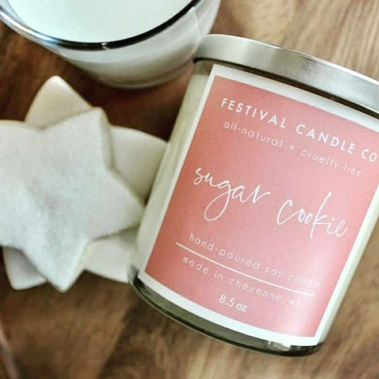 "Sugar Cookie" Scented Soy Candle, 8.5 ounce