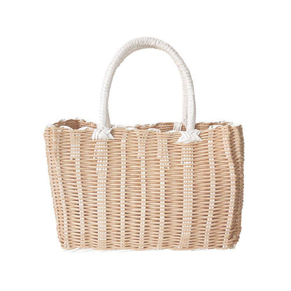 Basket Weave Tote Bag