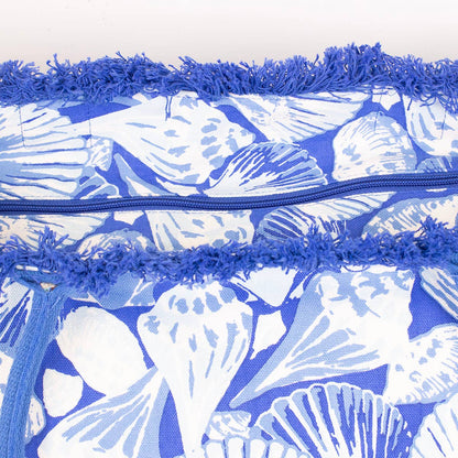 Sanibel Fringe Tote   Sapphire/Palace/Sky   24x12