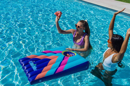 Inflatable Pool Floating Cornhole Toss Game