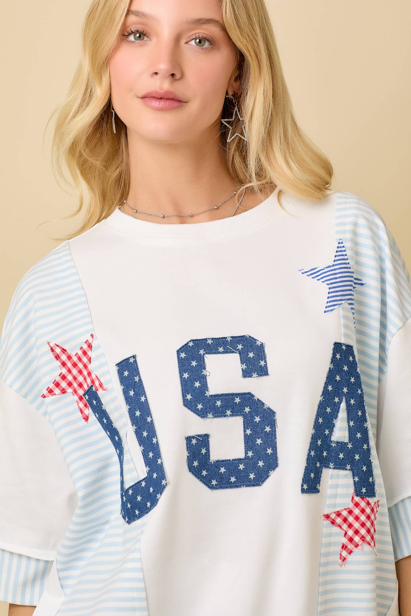 USA Patchwork Top
