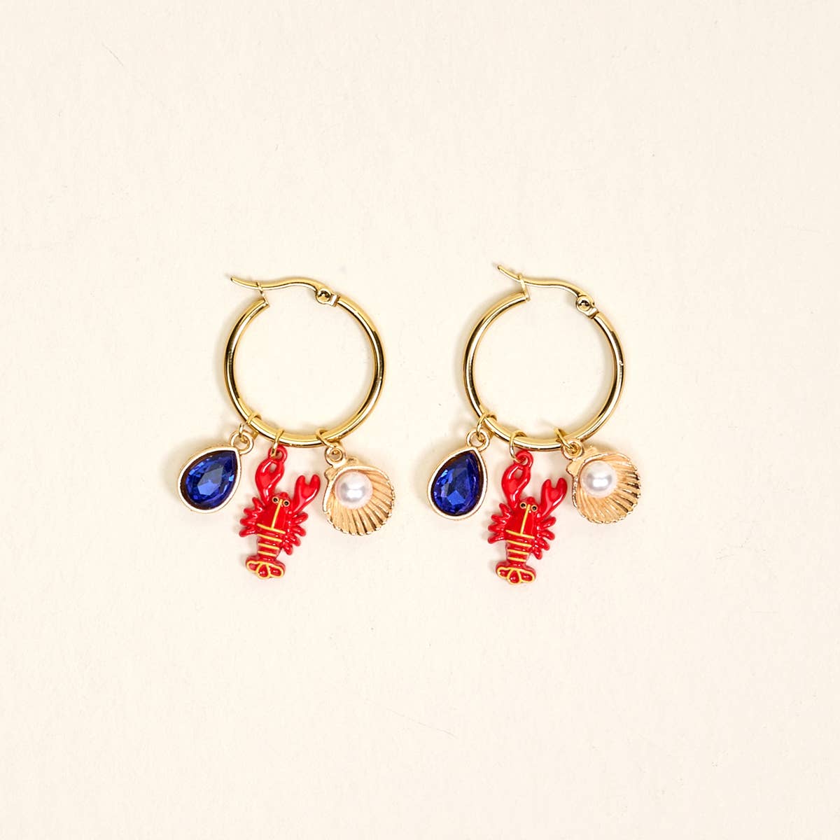 Signature Hoop Earrings–Under the Sea