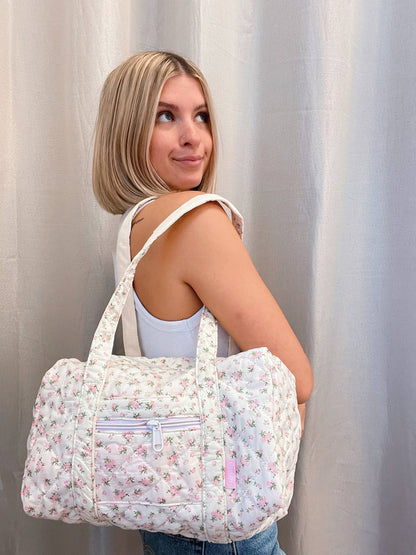 Mini Floral Duffel Bag/Purse
