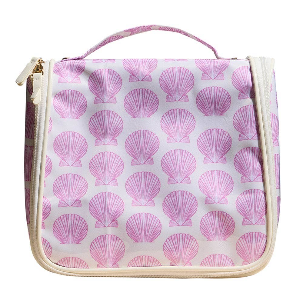 Shell Pattern Print Multi Purpose Travel Organizer Bag