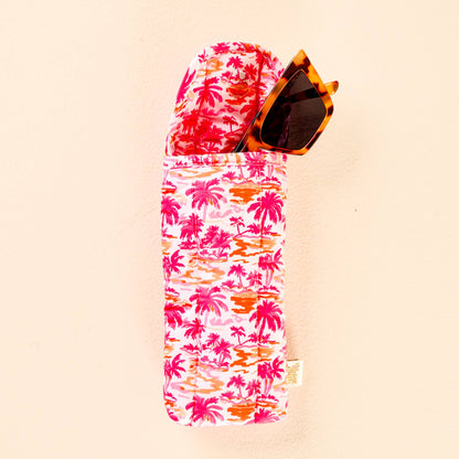 Sunglasses Case-Paradise Palms