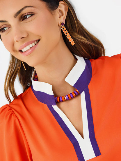 Tricia Top | Orange + Purple