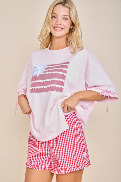 Sweet Gingham Button-Front Shorts