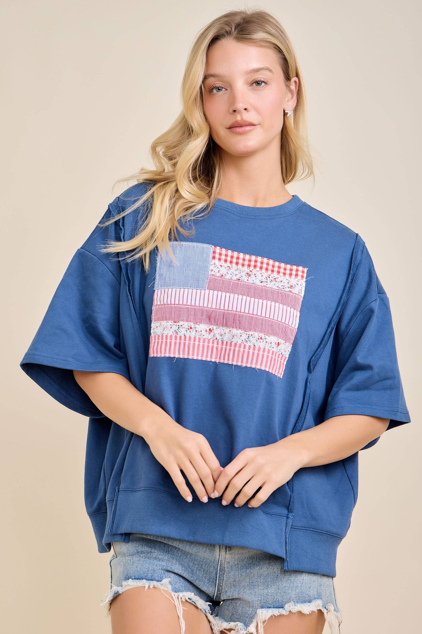 Patchwork Americana Sweatshirt