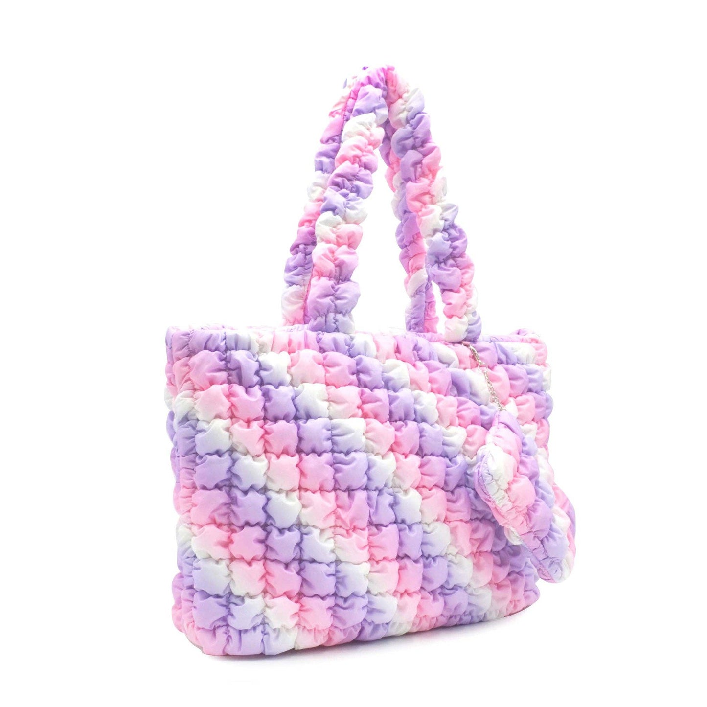 Quilted Tie Dye Tote Bag