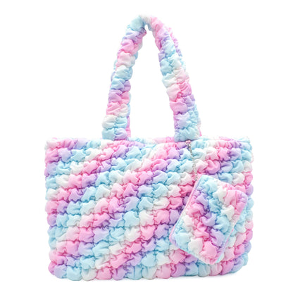 Quilted Tie Dye Tote Bag