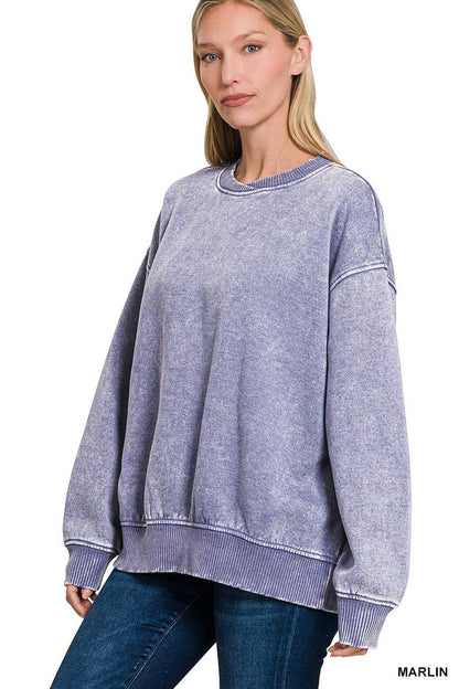 Acid Wash Pullover