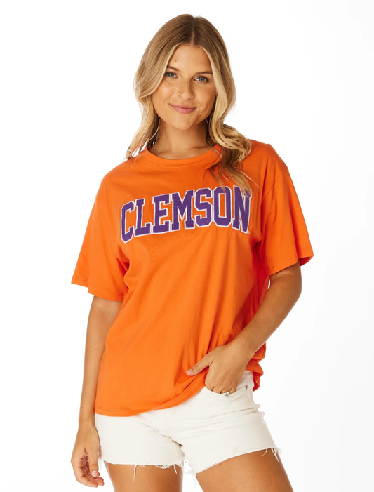 Clemson Varsity Boyfriend Tee